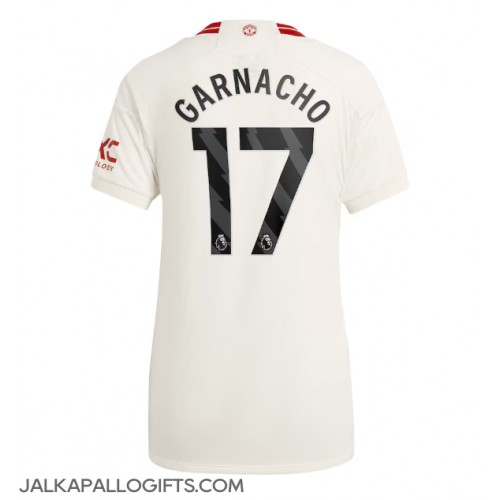 Manchester United Alejandro Garnacho #17 Kolmaspaita Naiset 2023-24 Lyhythihainen